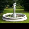 grecian girl garden water fountain